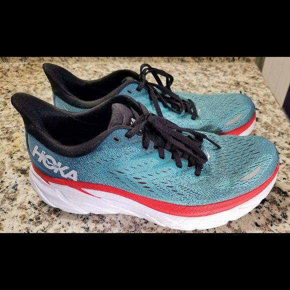 HOKA Other - HOKA Clifton 8 Men Shoe Teal/Aquarelle 8.5 D